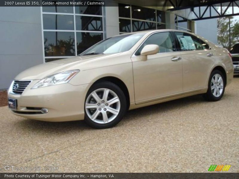 Golden Almond Metallic / Cashmere 2007 Lexus ES 350