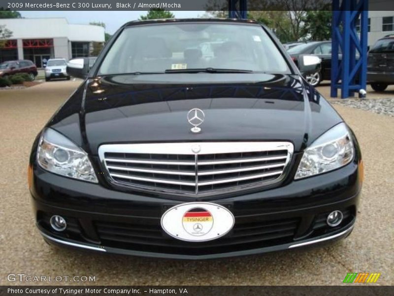 Black / Almond/Mocha 2009 Mercedes-Benz C 300 Luxury
