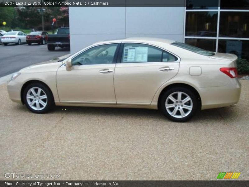 Golden Almond Metallic / Cashmere 2007 Lexus ES 350