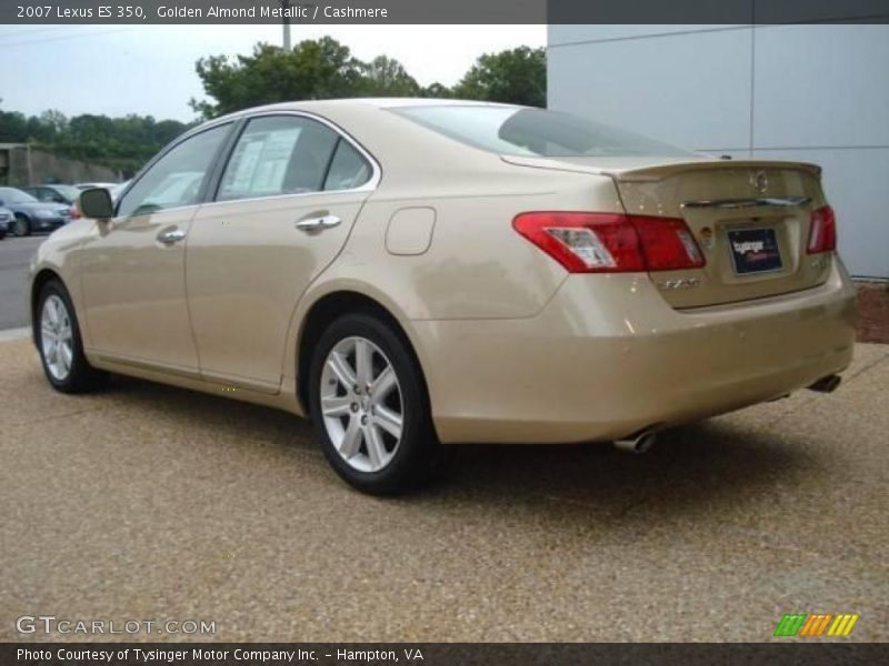 Golden Almond Metallic / Cashmere 2007 Lexus ES 350