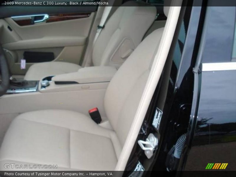 Black / Almond/Mocha 2009 Mercedes-Benz C 300 Luxury