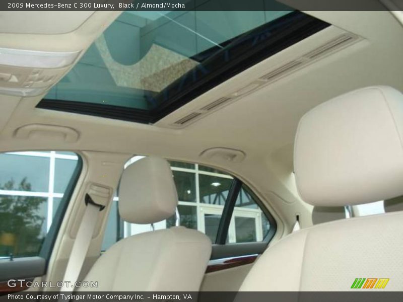 Black / Almond/Mocha 2009 Mercedes-Benz C 300 Luxury