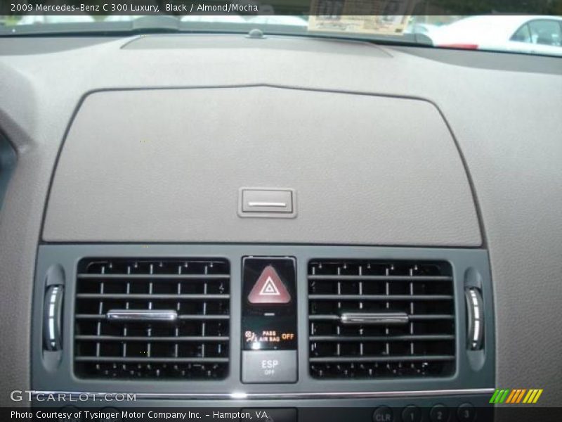 Black / Almond/Mocha 2009 Mercedes-Benz C 300 Luxury