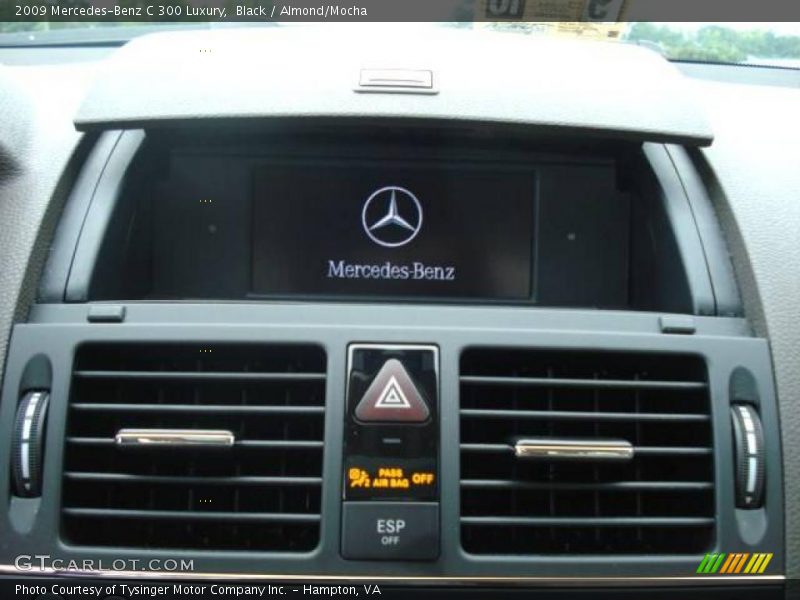 Black / Almond/Mocha 2009 Mercedes-Benz C 300 Luxury