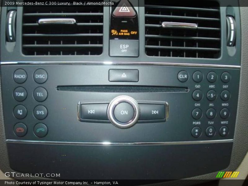 Black / Almond/Mocha 2009 Mercedes-Benz C 300 Luxury