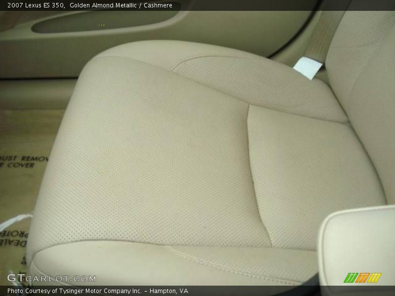 Golden Almond Metallic / Cashmere 2007 Lexus ES 350