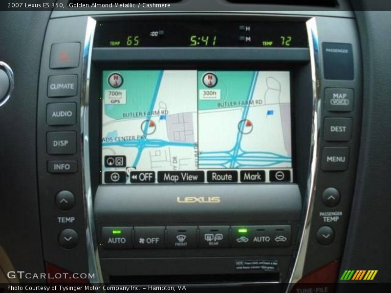 Golden Almond Metallic / Cashmere 2007 Lexus ES 350