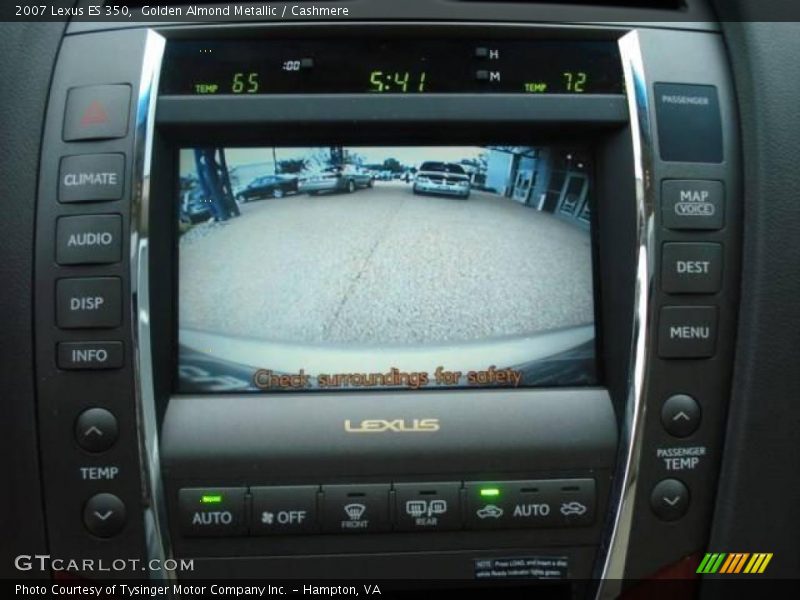 Golden Almond Metallic / Cashmere 2007 Lexus ES 350