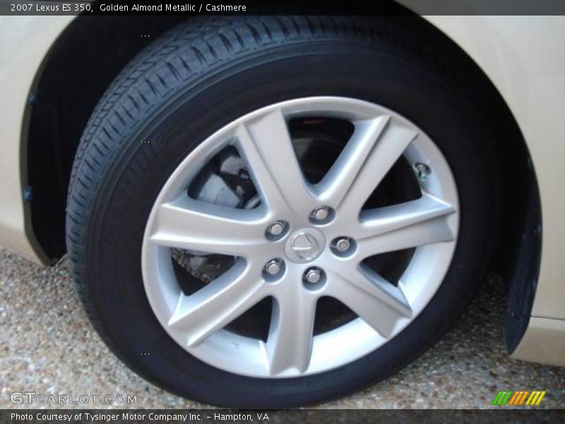 Golden Almond Metallic / Cashmere 2007 Lexus ES 350
