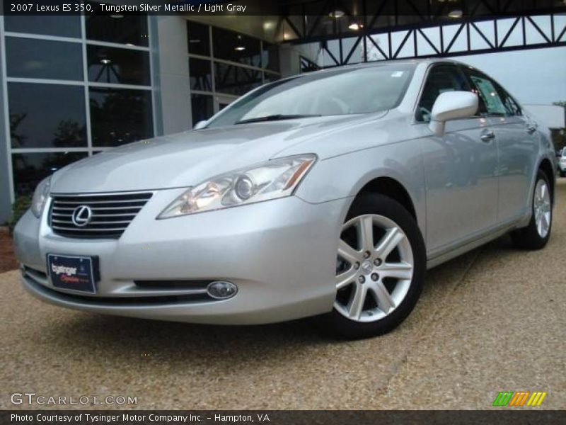 Tungsten Silver Metallic / Light Gray 2007 Lexus ES 350