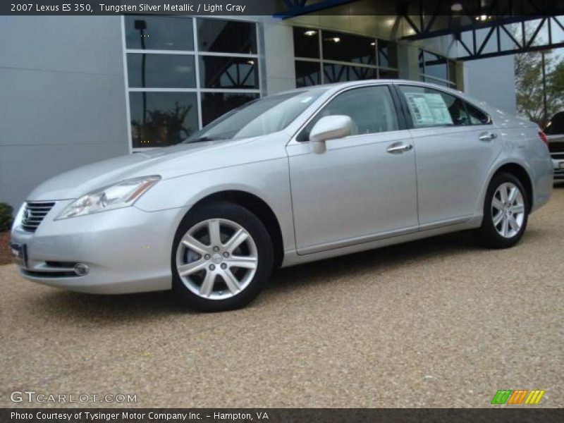 Tungsten Silver Metallic / Light Gray 2007 Lexus ES 350