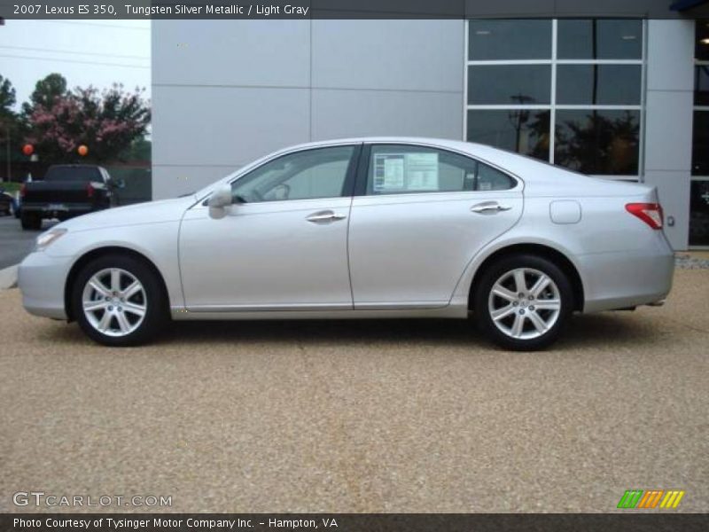 Tungsten Silver Metallic / Light Gray 2007 Lexus ES 350