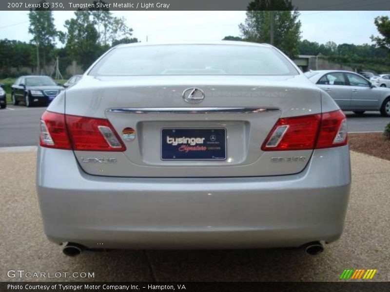 Tungsten Silver Metallic / Light Gray 2007 Lexus ES 350
