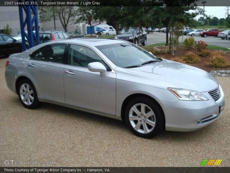 Tungsten Silver Metallic / Light Gray 2007 Lexus ES 350