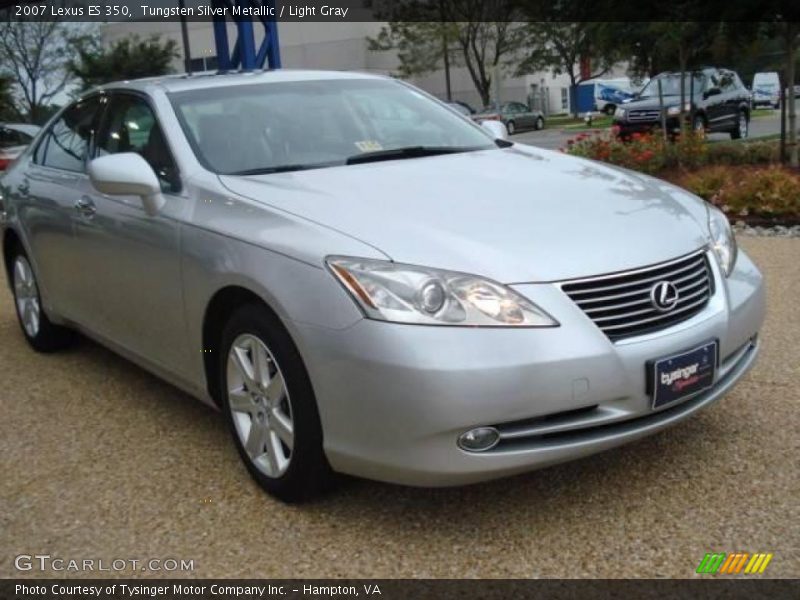 Tungsten Silver Metallic / Light Gray 2007 Lexus ES 350