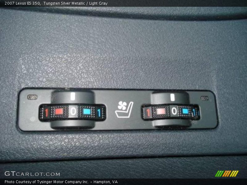 Tungsten Silver Metallic / Light Gray 2007 Lexus ES 350