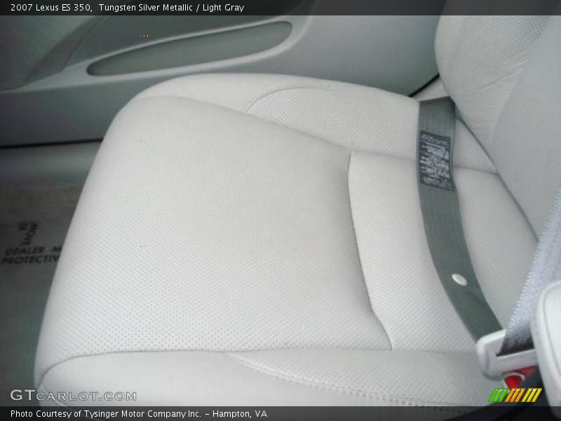 Tungsten Silver Metallic / Light Gray 2007 Lexus ES 350