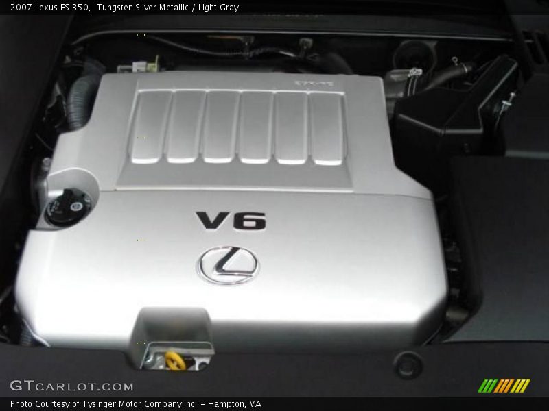 Tungsten Silver Metallic / Light Gray 2007 Lexus ES 350