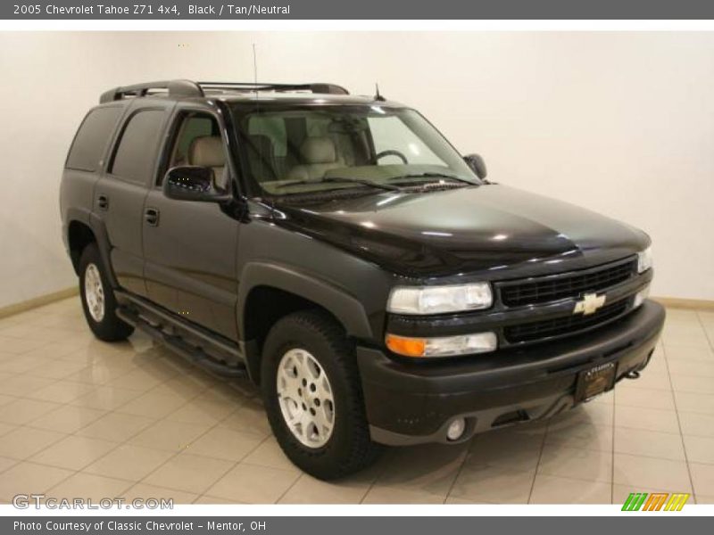 Black / Tan/Neutral 2005 Chevrolet Tahoe Z71 4x4