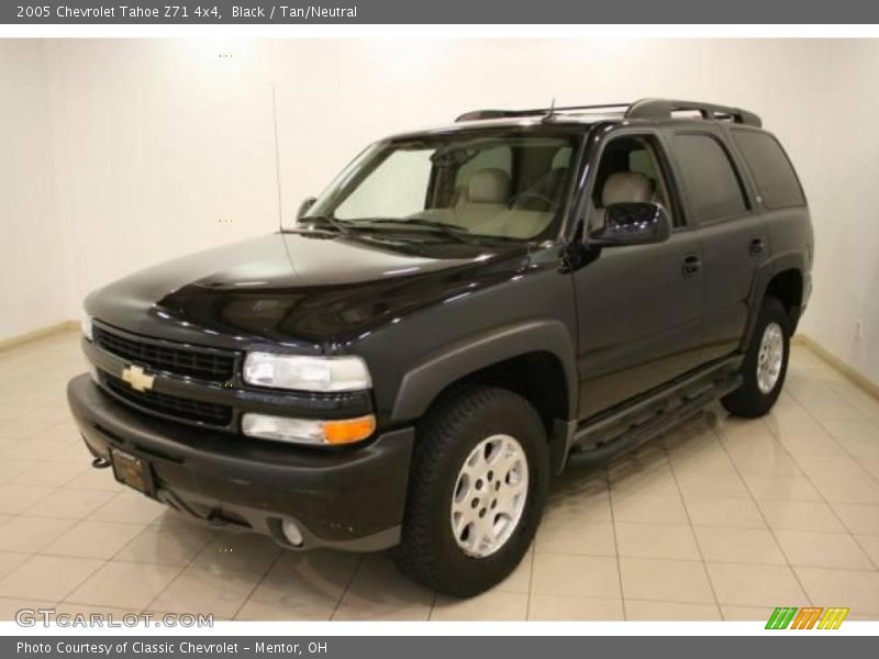 Black / Tan/Neutral 2005 Chevrolet Tahoe Z71 4x4