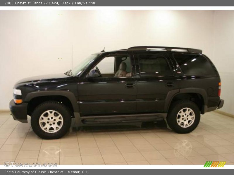 Black / Tan/Neutral 2005 Chevrolet Tahoe Z71 4x4