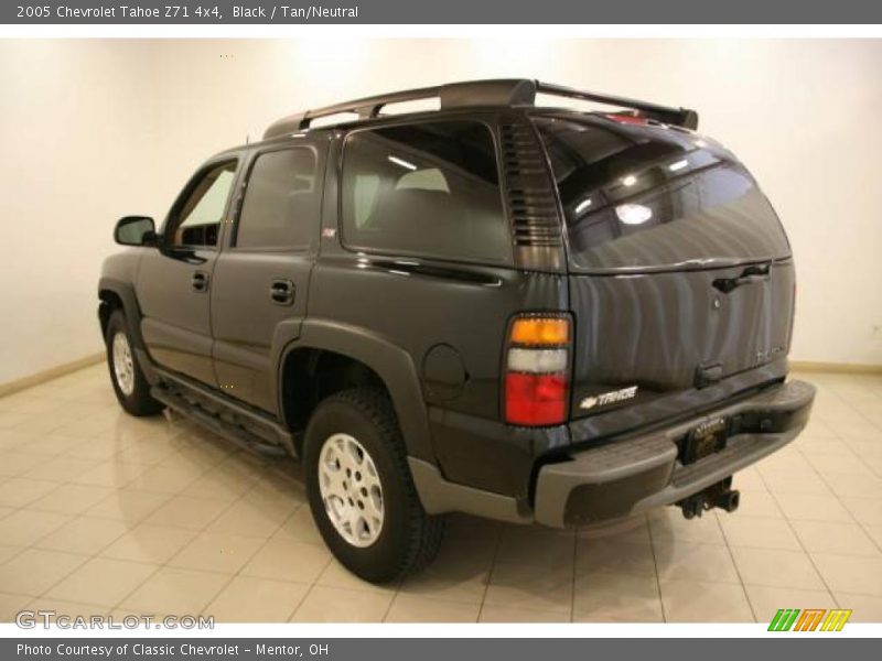 Black / Tan/Neutral 2005 Chevrolet Tahoe Z71 4x4