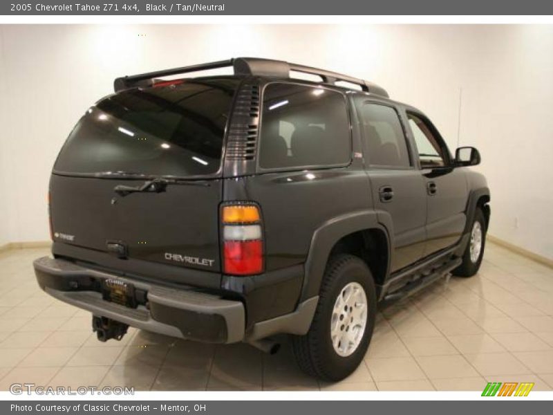 Black / Tan/Neutral 2005 Chevrolet Tahoe Z71 4x4