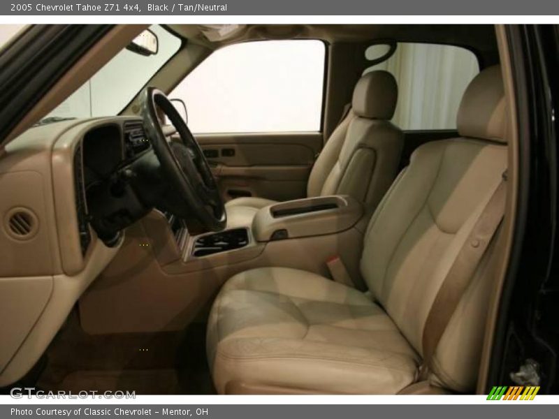 Black / Tan/Neutral 2005 Chevrolet Tahoe Z71 4x4
