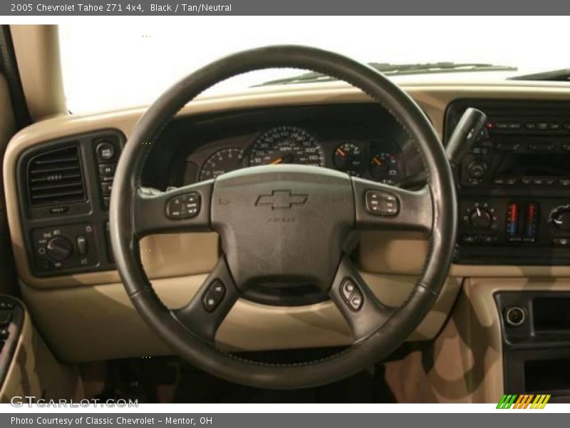 Black / Tan/Neutral 2005 Chevrolet Tahoe Z71 4x4