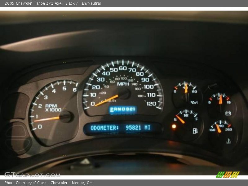 Black / Tan/Neutral 2005 Chevrolet Tahoe Z71 4x4