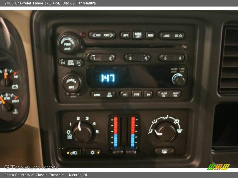 Black / Tan/Neutral 2005 Chevrolet Tahoe Z71 4x4