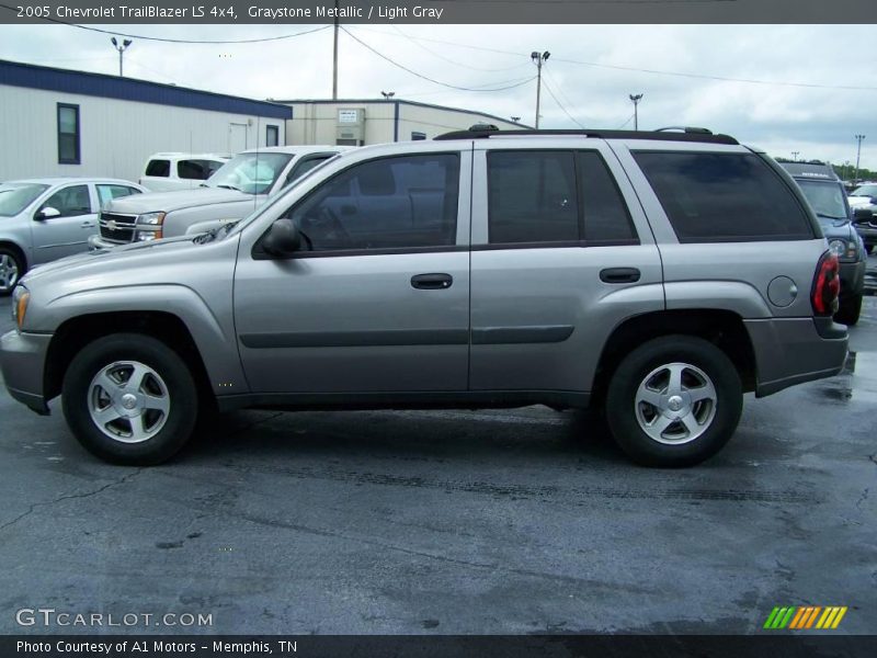 Graystone Metallic / Light Gray 2005 Chevrolet TrailBlazer LS 4x4