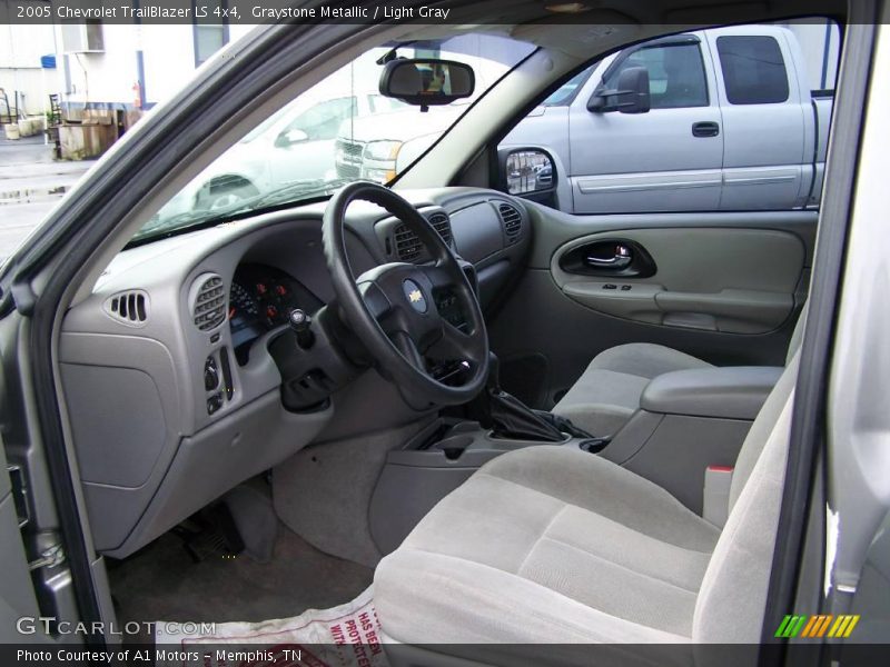 Graystone Metallic / Light Gray 2005 Chevrolet TrailBlazer LS 4x4