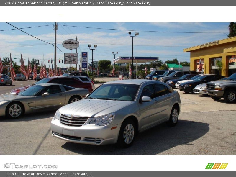Bright Silver Metallic / Dark Slate Gray/Light Slate Gray 2007 Chrysler Sebring Sedan