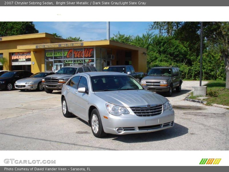 Bright Silver Metallic / Dark Slate Gray/Light Slate Gray 2007 Chrysler Sebring Sedan