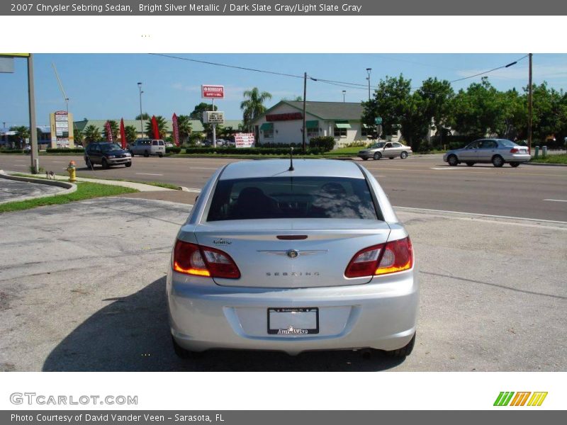 Bright Silver Metallic / Dark Slate Gray/Light Slate Gray 2007 Chrysler Sebring Sedan