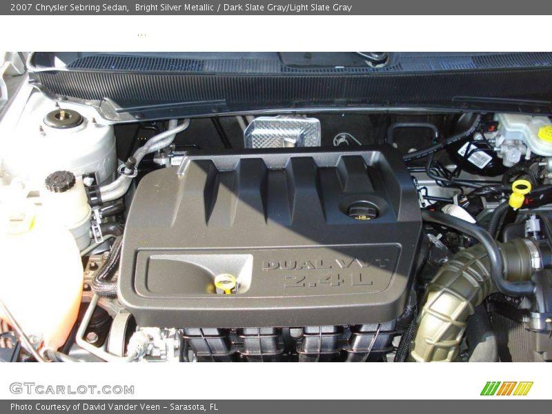 Bright Silver Metallic / Dark Slate Gray/Light Slate Gray 2007 Chrysler Sebring Sedan