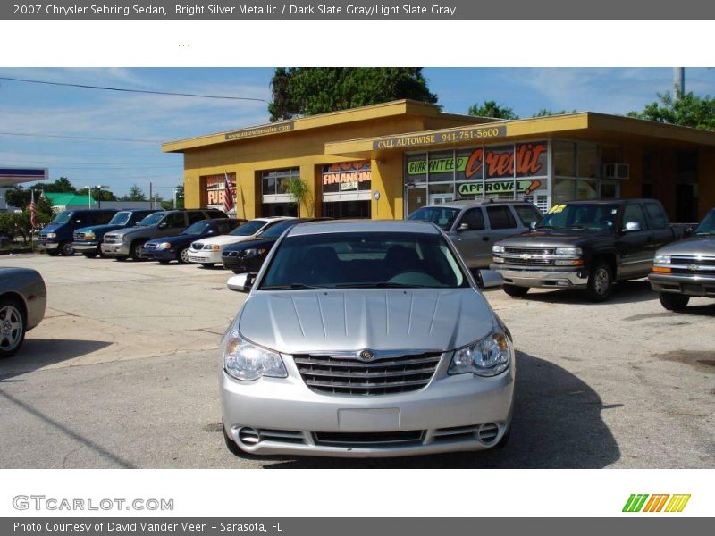 Bright Silver Metallic / Dark Slate Gray/Light Slate Gray 2007 Chrysler Sebring Sedan