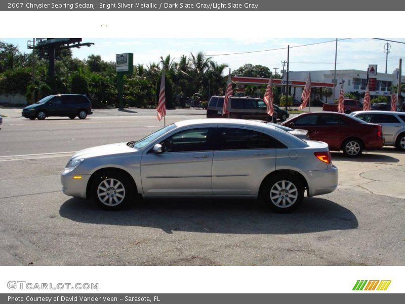 Bright Silver Metallic / Dark Slate Gray/Light Slate Gray 2007 Chrysler Sebring Sedan