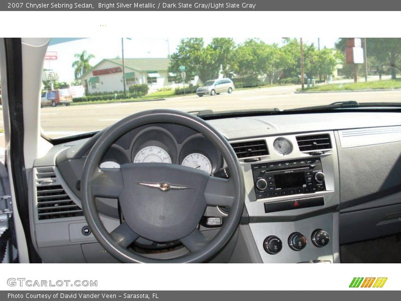 Bright Silver Metallic / Dark Slate Gray/Light Slate Gray 2007 Chrysler Sebring Sedan