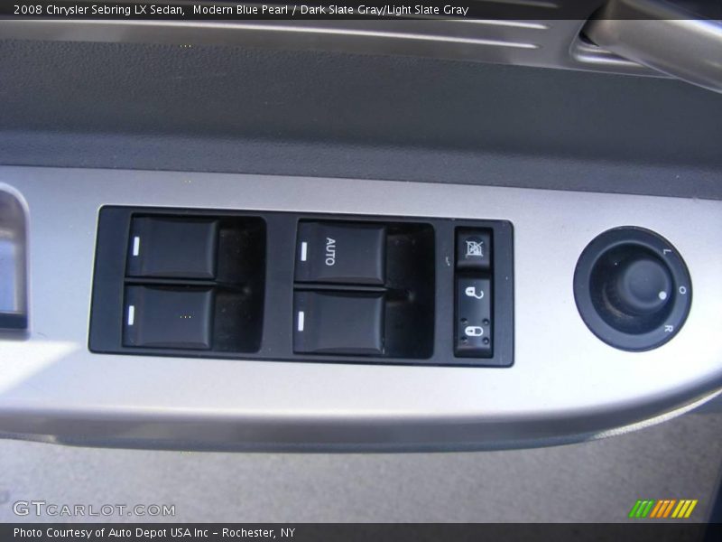 Modern Blue Pearl / Dark Slate Gray/Light Slate Gray 2008 Chrysler Sebring LX Sedan