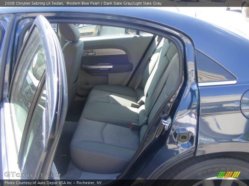 Modern Blue Pearl / Dark Slate Gray/Light Slate Gray 2008 Chrysler Sebring LX Sedan