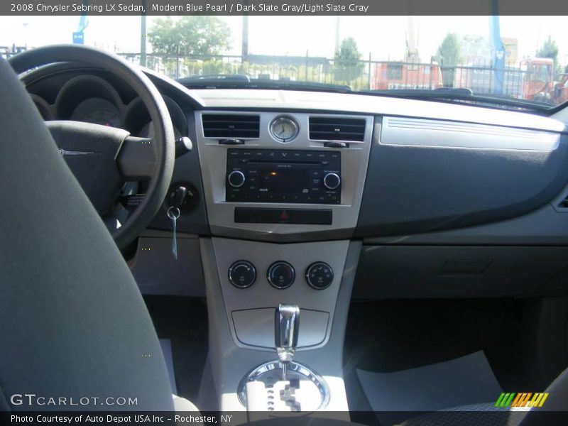 Modern Blue Pearl / Dark Slate Gray/Light Slate Gray 2008 Chrysler Sebring LX Sedan