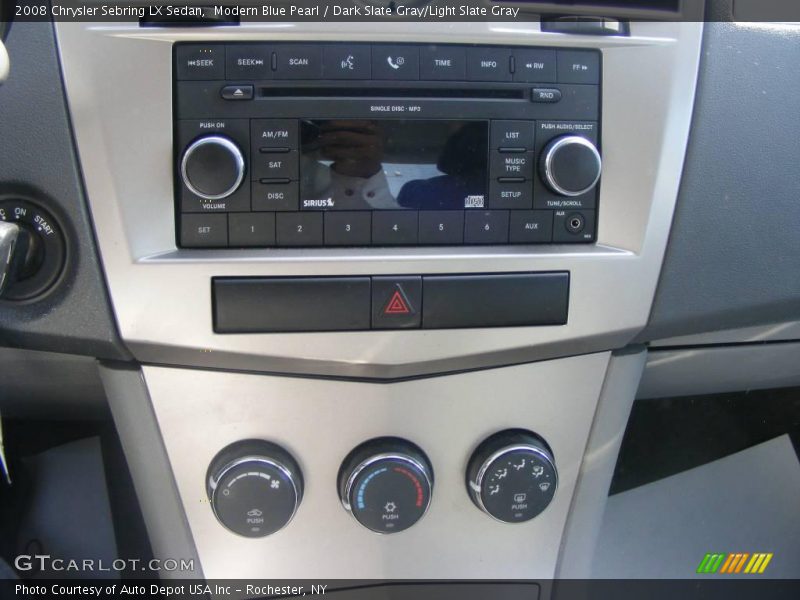 Modern Blue Pearl / Dark Slate Gray/Light Slate Gray 2008 Chrysler Sebring LX Sedan