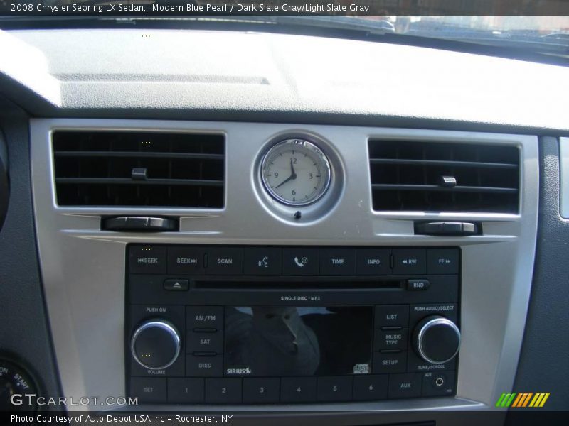 Modern Blue Pearl / Dark Slate Gray/Light Slate Gray 2008 Chrysler Sebring LX Sedan