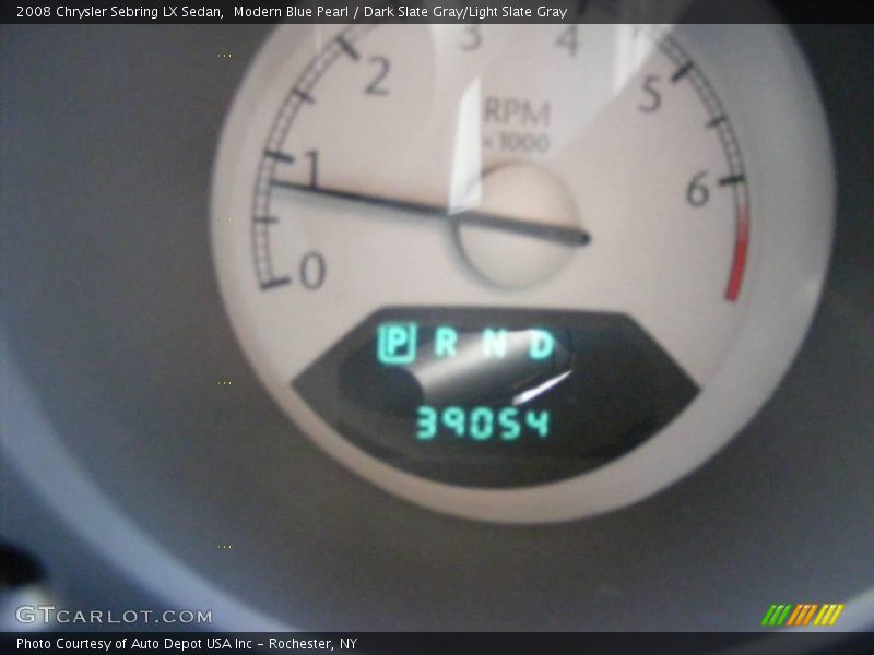 Modern Blue Pearl / Dark Slate Gray/Light Slate Gray 2008 Chrysler Sebring LX Sedan