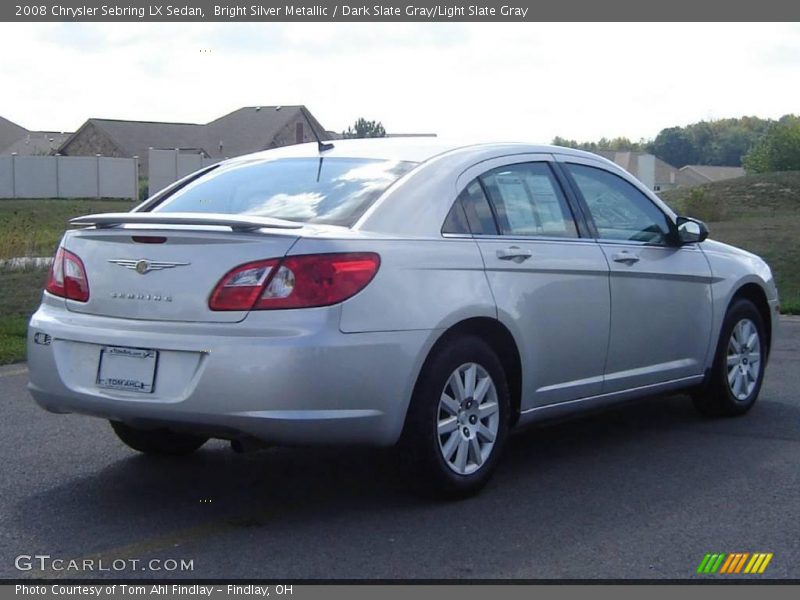 Bright Silver Metallic / Dark Slate Gray/Light Slate Gray 2008 Chrysler Sebring LX Sedan