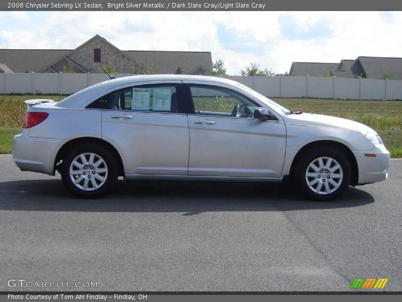 Bright Silver Metallic / Dark Slate Gray/Light Slate Gray 2008 Chrysler Sebring LX Sedan