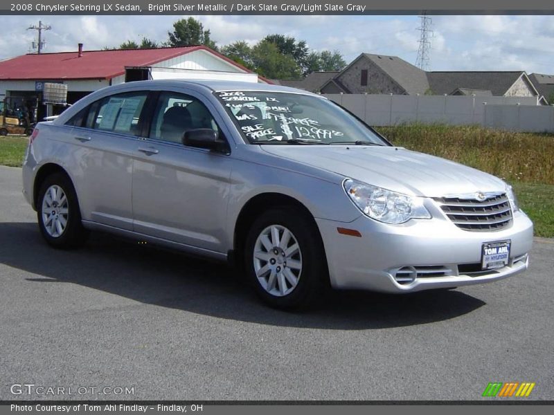 Bright Silver Metallic / Dark Slate Gray/Light Slate Gray 2008 Chrysler Sebring LX Sedan