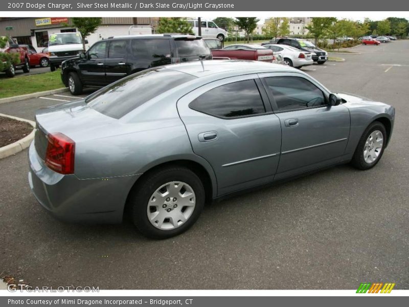 Silver Steel Metallic / Dark Slate Gray/Light Graystone 2007 Dodge Charger